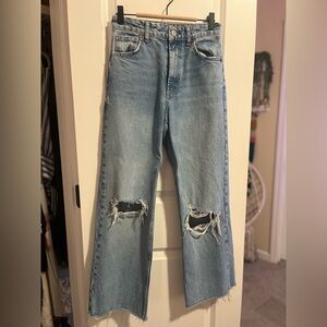 Zara Light Blue Denim Jeans